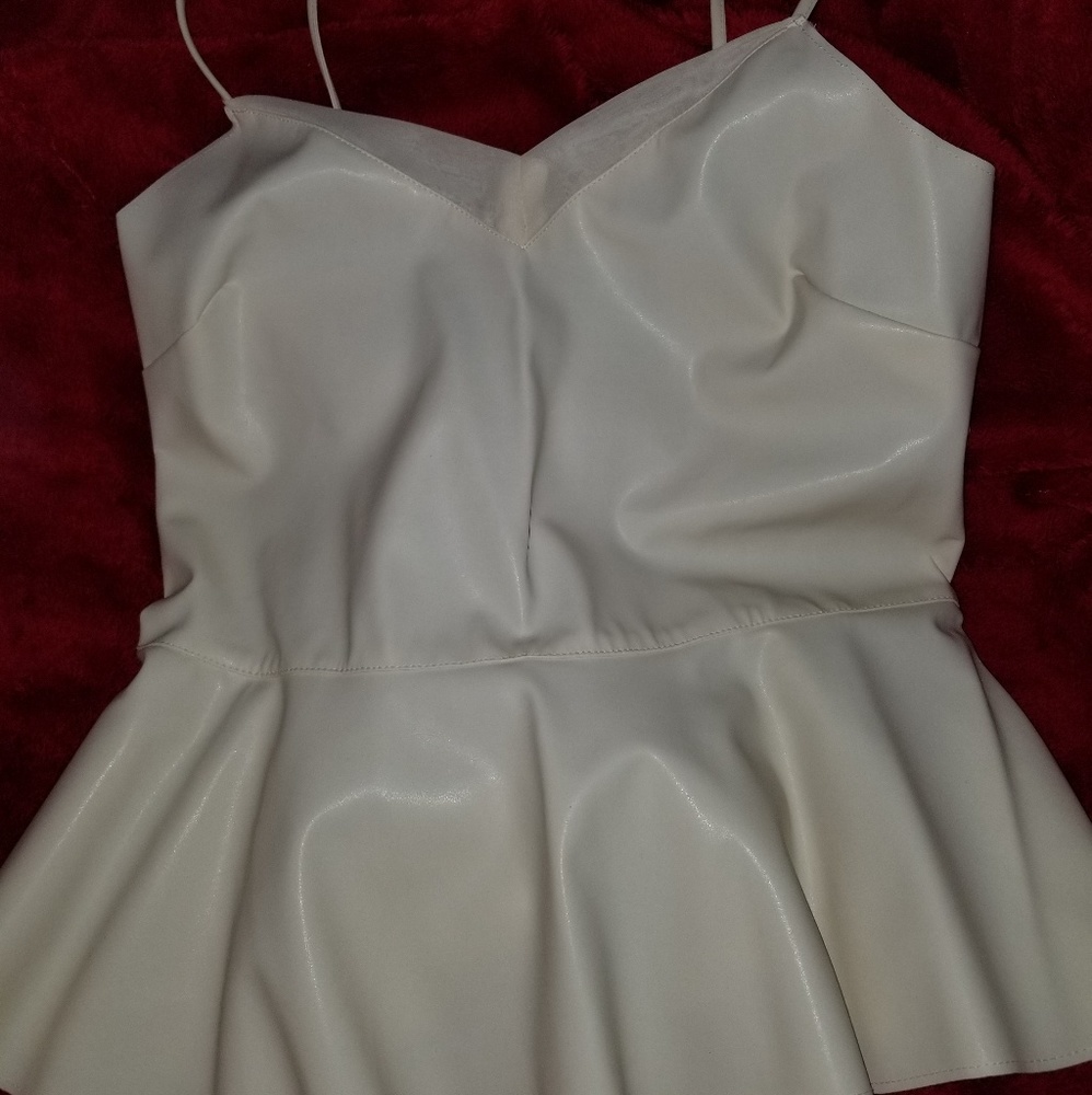 Cream camisole top